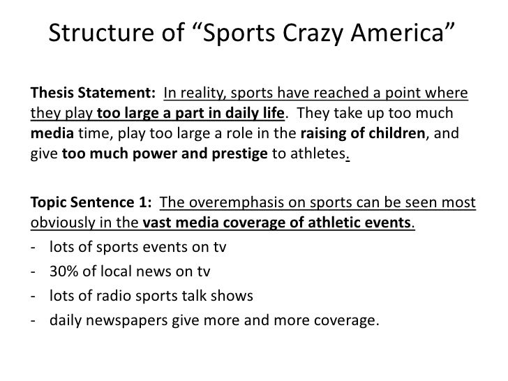Write an effective thesis statement on the topic of …